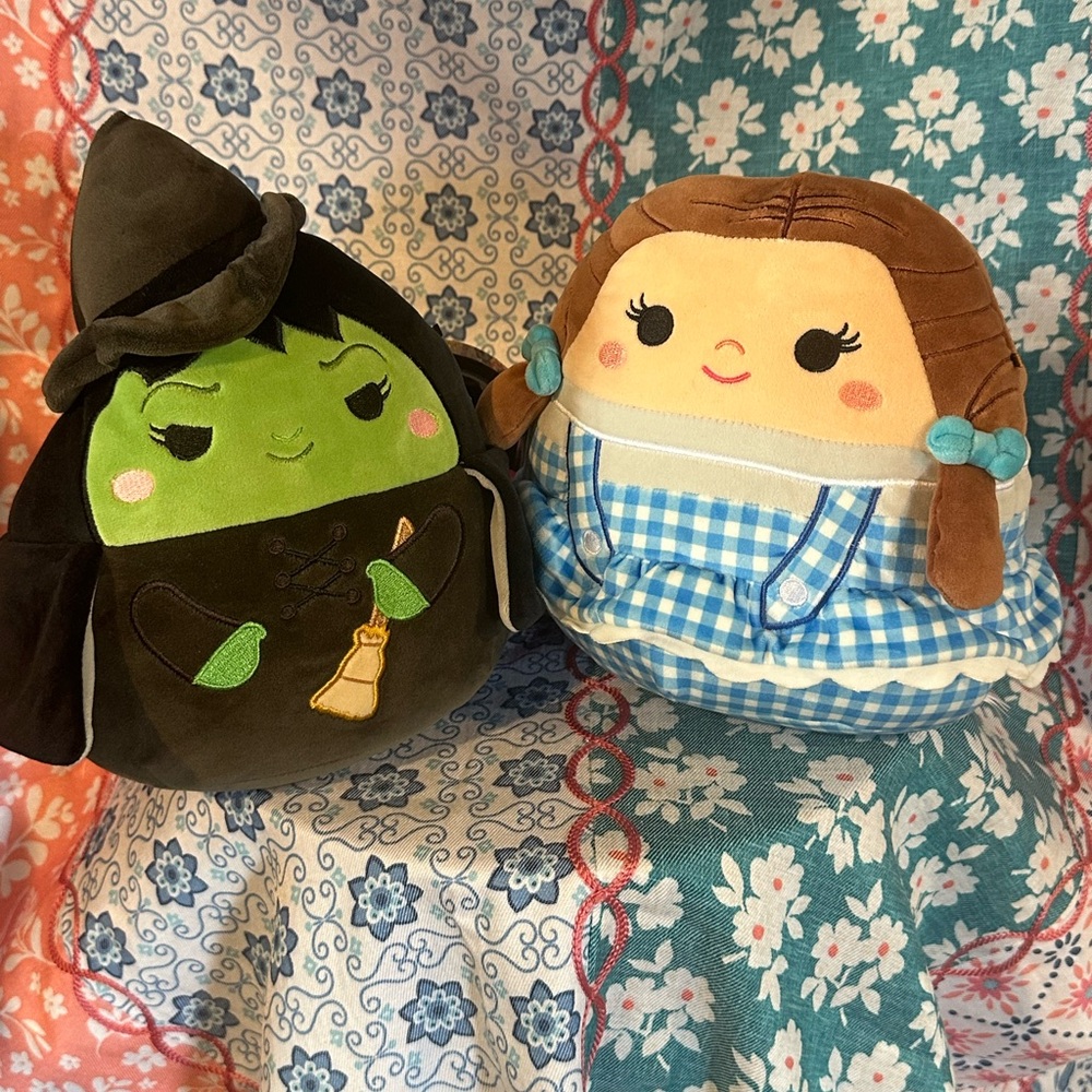 Cute Wicked Witch and Dorothy Plush Set